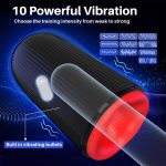 MNN34-GM-FJ036-Automatic Manhood, Male Sex Toys, 5 Sucking and 3 Rotating Vibration Patterns, Electric Pocket Male Massager, Sex Toys for Stimulation - Image 3
