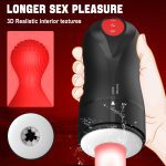 MNN34-GM-FJ043-Male Masturbator Penis Pump - Male Sex Toys with 10 Vibration Modes Sucking Penis Training Vibrator Glans Trainer Adult Toys Mens Sex Toys Enlarger - Image 4