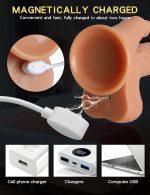 MNN33-016-Thrusting Dildo Licking Vibrator - 10 frequency Vibrating Dildos with 7 Vibration 3 Thrusting and Heating Licking Modes for Anal Clit G-Spot Stimulation, Remote Control Adult Sex Toys for Women - Image 12