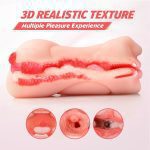 MNN9-MQ107-Male Masturbator with Lifelike Male Face, Mouth & Anal Penis Stimulation, Deep Throat Adult Sex Toys for Men Masturbation - Image 3