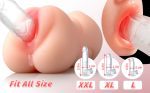 MNN9-MQ107-Male Masturbator with Lifelike Male Face, Mouth & Anal Penis Stimulation, Deep Throat Adult Sex Toys for Men Masturbation - Image 8