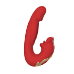 MNN33-001-Dildo Thrusting Vibrator Sex Toys - Vibrators Dildos Women Sex Toy with 7 Flapping & Vibrating & Licking Modes Tongue Toy for Women for Thrusting Dildo Adult Toys Rose Sex Toys - Image 5