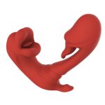 MNN33-010-Wearable Vibrator Rose Sex Toy for Women - Dildos Adult Toys with 9 Licking Biting & 9 Tongue Vibration Modes for Anal Panties, App Remote Control Stimulator Pleasure for Couple Game