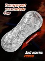 UMP-S12 Reusable Transparent TPE Male masturbator cup Pennis Sleeve - Image 4