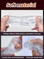 UMP-S12 Reusable Transparent TPE Male masturbator cup Pennis Sleeve - Image 7