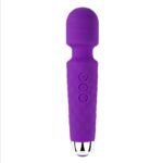 UMP-011 Fast Orgasm| Vibrators for Woman | Sex Toys| G-spot Stimulator| Body Massager| Gifts for Women| 20 Modes & 8 Speeds of Pleasure | Rechargeable Vibrating Dildo Wand Massager (Purple））