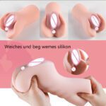 MNN9-MQ120/UMP-022-Male Masturbator 2 in 1 Adult Sex Toy with 3D Tight Vagina & Anus for Men Masturbation, Soft Simulating Realistic Vagina Design Best Wrapped Feeling - Image 4